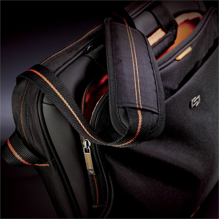 Urban Slim Brief, Fits Devices Up to 15.6", Polyester, 16.5 x 2 x 11.75, Black