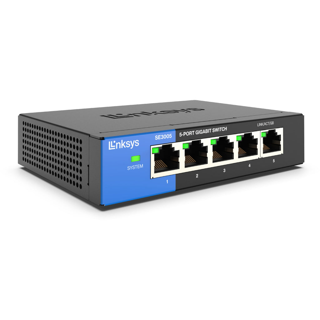 SE3005 Gigabit Ethernet Switch, 5 Ports