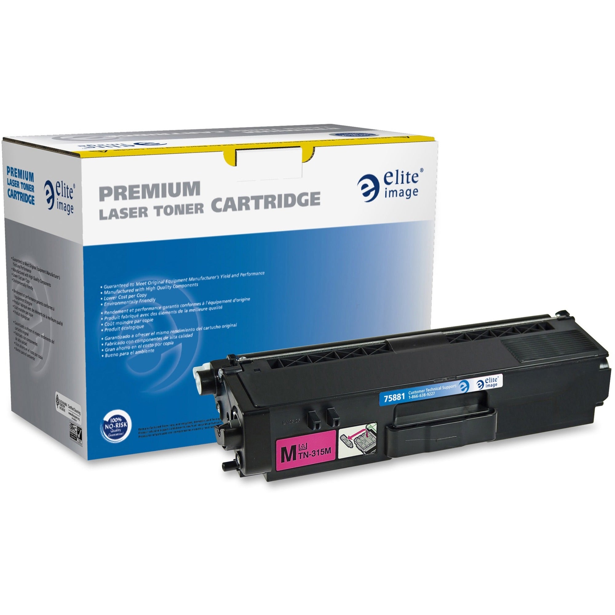 Elite Image Remanufactured Toner Cartridge - Alternative for Brother (TN310) - Laser - 1500 Pages - Magenta - 1 Each - 1
