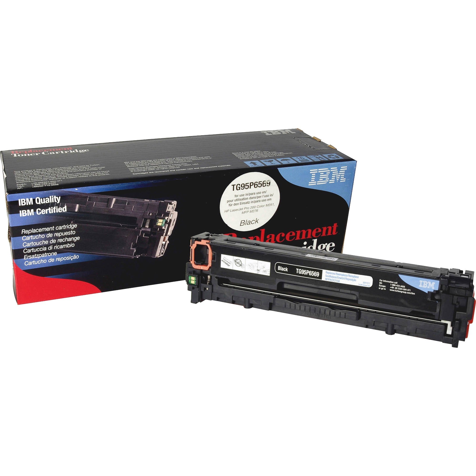 IBM Remanufactured Laser Toner Cartridge - Alternative for HP 131A (CF210A) - Black - 1 Each - 1600 Pages - 