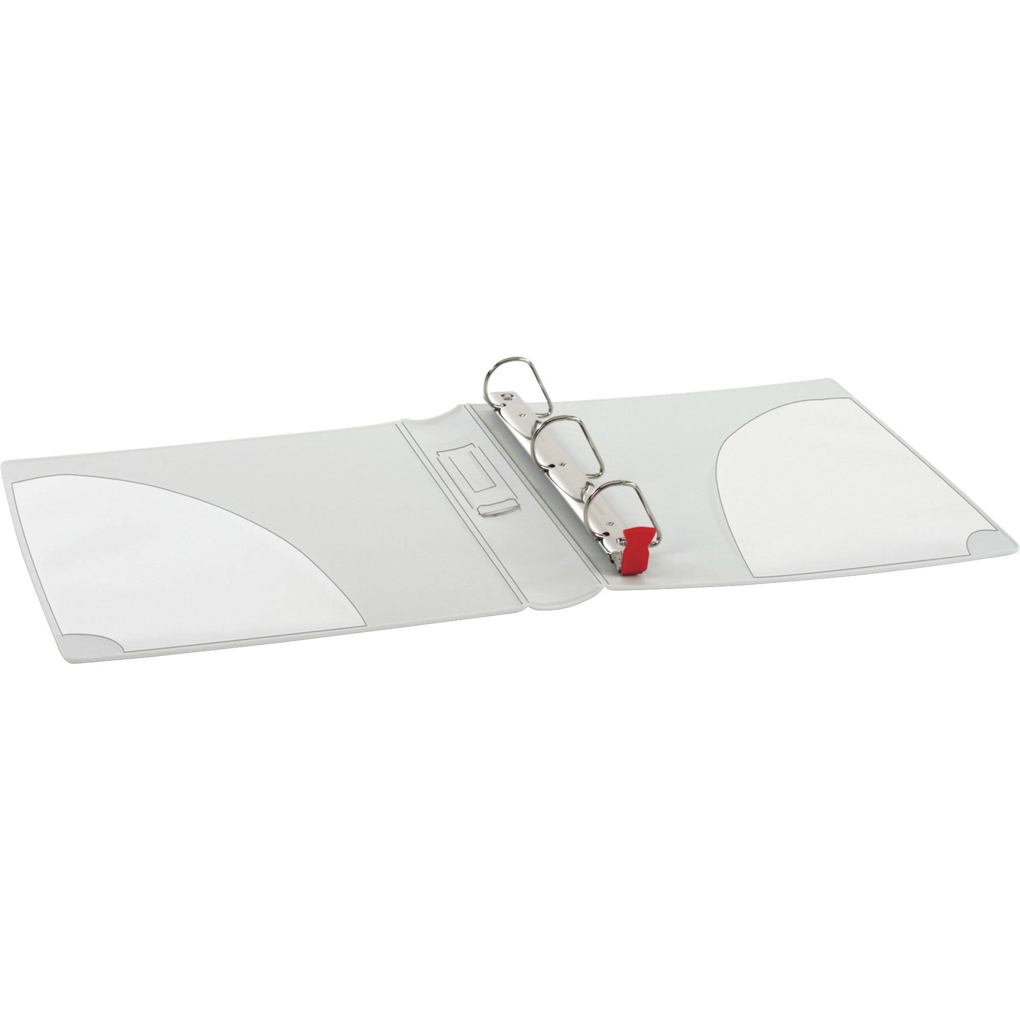 Cardinal SuperLife Pro Easy Open Slant-D Binder - 1 1/2" Binder Capacity - Letter - 8 1/2" x 11" Sheet Size - 350 Sheet Capacity - 3 x D-Ring Fastener(s) - 2 Internal Pocket(s) - Polypropylene - White - 1 lb - Heavy Duty, Durable, Crack Resistant, Cl