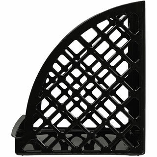 Deflecto Sustainable Office Magazine File - Black - 1 Each