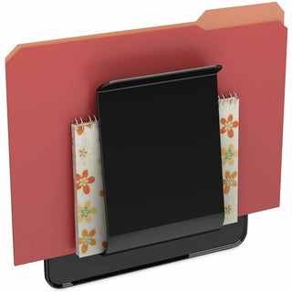 Stand Tall Wall File, Legal/Letter/Oversized Size, 9.25" x 10.63", Black