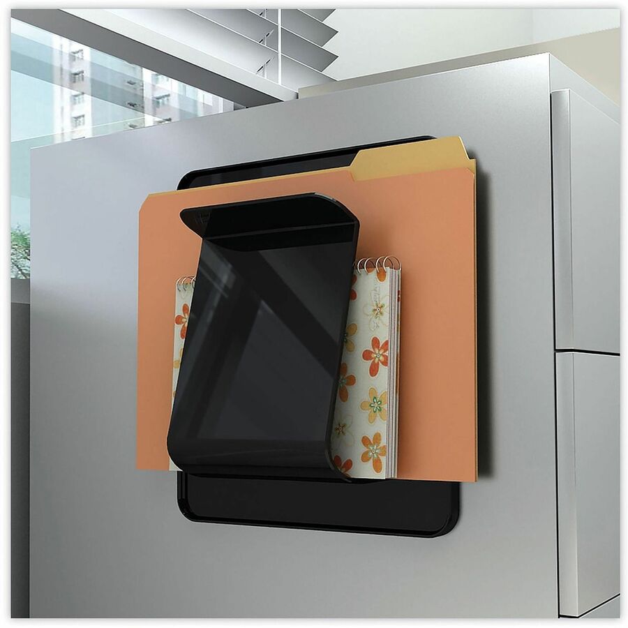 Stand Tall Wall File, Legal/Letter/Oversized Size, 9.25" x 10.63", Black
