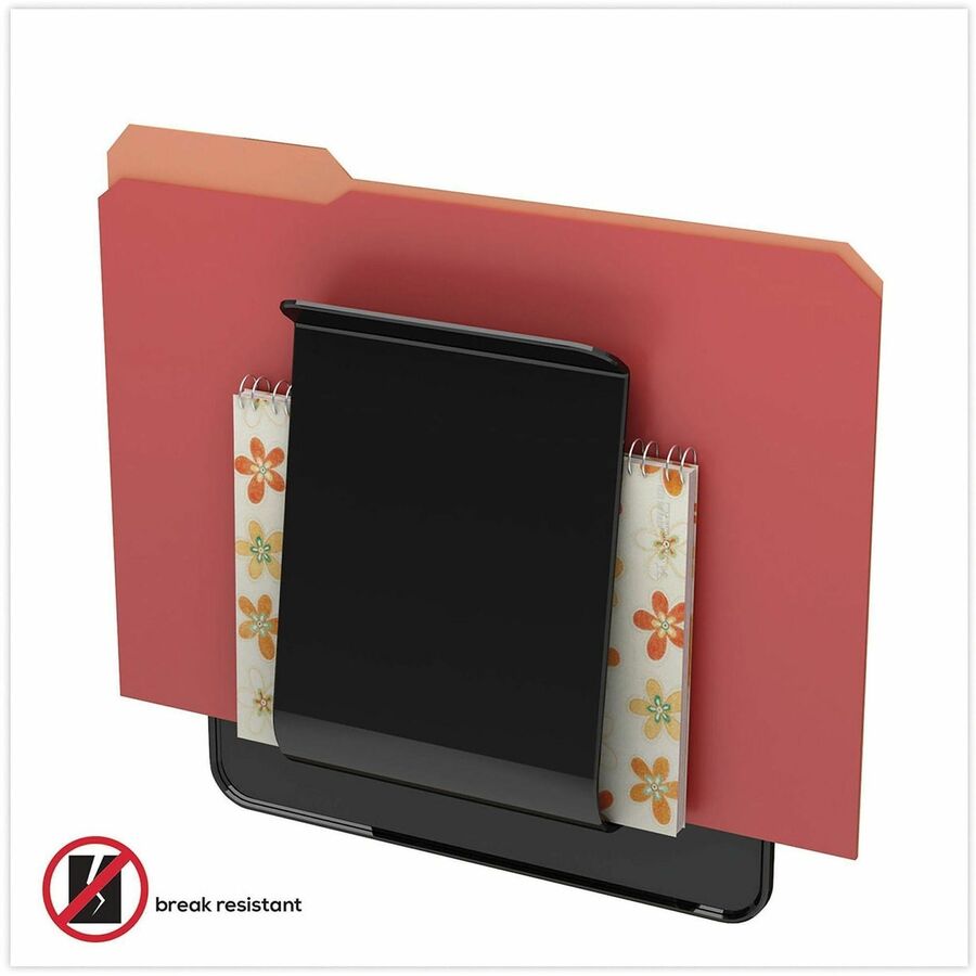 Stand Tall Wall File, Legal/Letter/Oversized Size, 9.25" x 10.63", Black