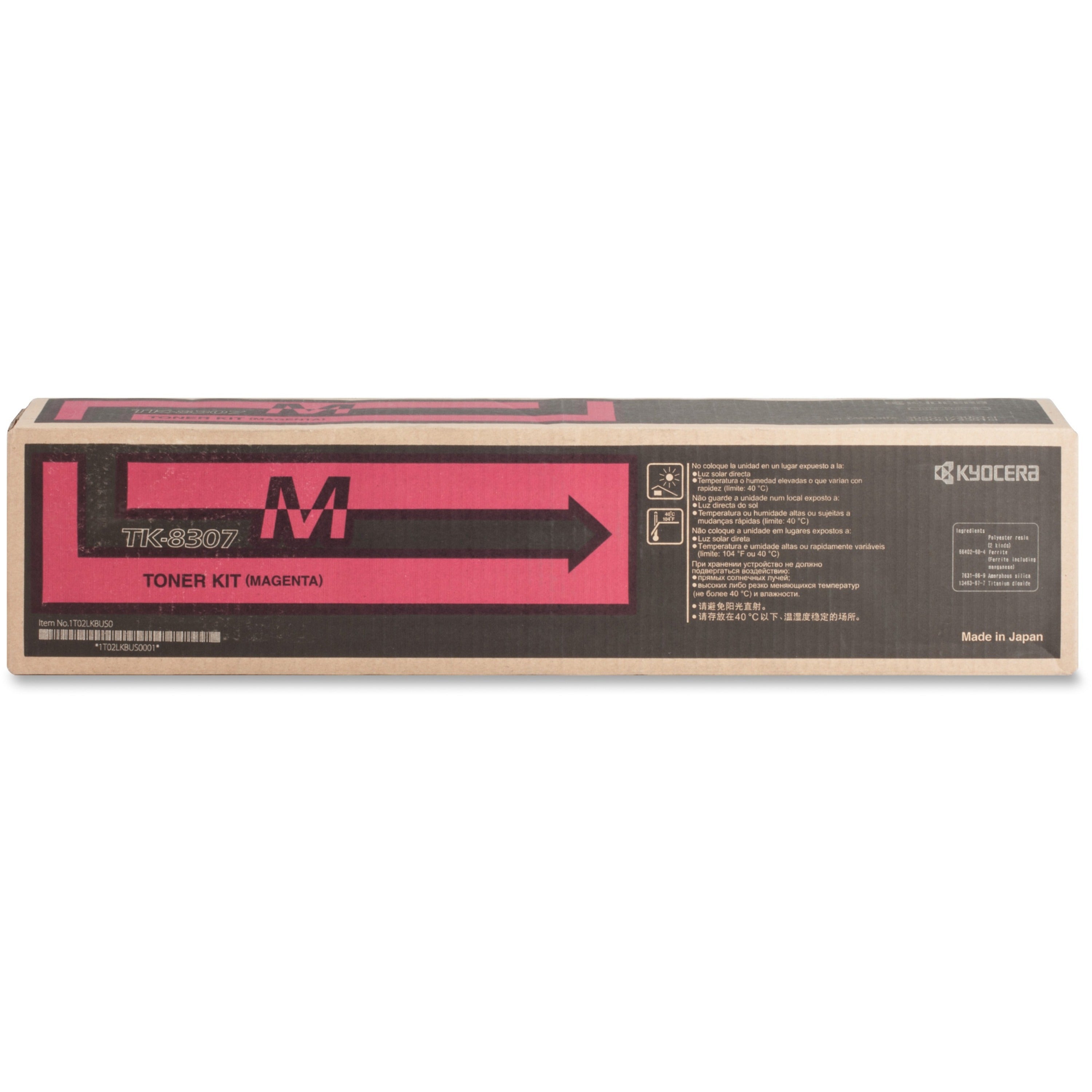 Kyocera Original Toner Cartridge - Laser - 15000 Pages - Magenta - 1 Each - 