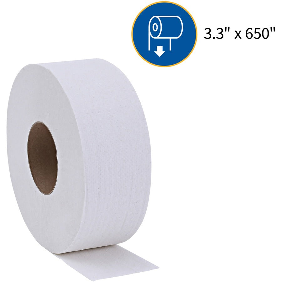 genuine-joe-2-ply-jumbo-roll-dispenser-bath-tissue-2-ply-330-x-650-ft-330-core-white-nonperforated-unscented-for-restroom-12-carton_gjo2565012 - 4