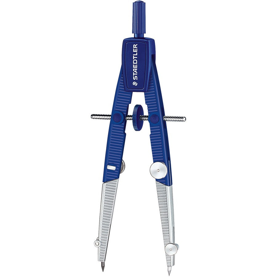 Staedtler 2-piece Advanced Student Compass - Metal, Plastic - Blue, Silver - 1 Each - 