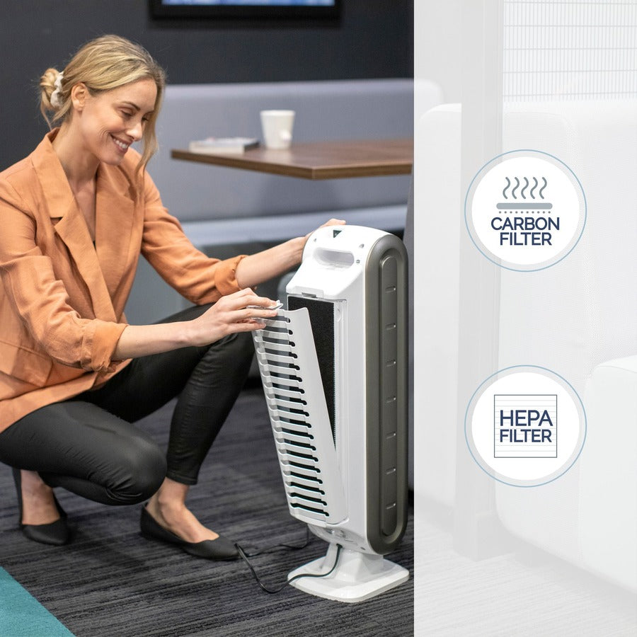 AeraMax DX5 Air Purifier - True HEPA, PlasmaTrue - 200 Sq. ft. - White