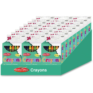 CLI Creative Arts Crayons Display - Assorted - 1 / Display Box - 
