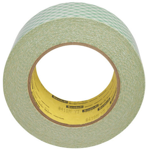 Scotch Double-Coated Paper Tape - 36 yd Length x 2" Width - 6 mil Thickness - 3" Core - Kraft - Rubber Backing - Chemical Resistant, Temperature Resistant, Moisture Resistant, UV Resistant - For General Purpose, Multipurpose - 1 / Roll - Natural - 
