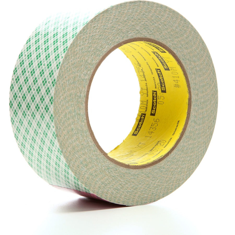 Scotch Double-Coated Paper Tape - 36 yd Length x 2" Width - 6 mil Thickness - 3" Core - Kraft - Rubber Backing - Chemical Resistant, Temperature Resistant, Moisture Resistant, UV Resistant - For General Purpose, Multipurpose - 1 / Roll - Natural