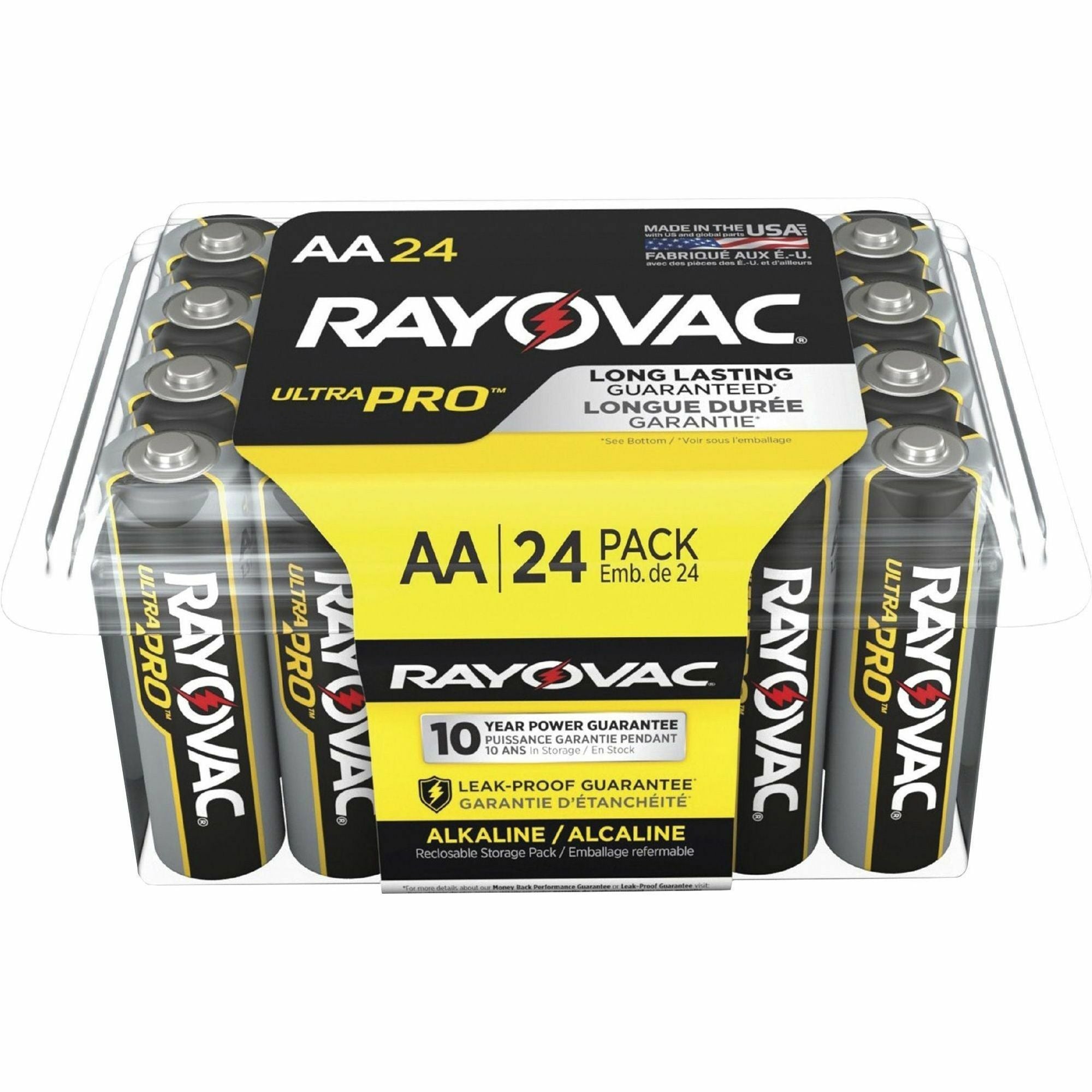 Ultra Pro Alkaline AA Batteries, 24/Pack