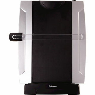 Office Suites Desktop Copyholder with Memo Board, 150 Sheet Capacity, Plastic, Black/Silver