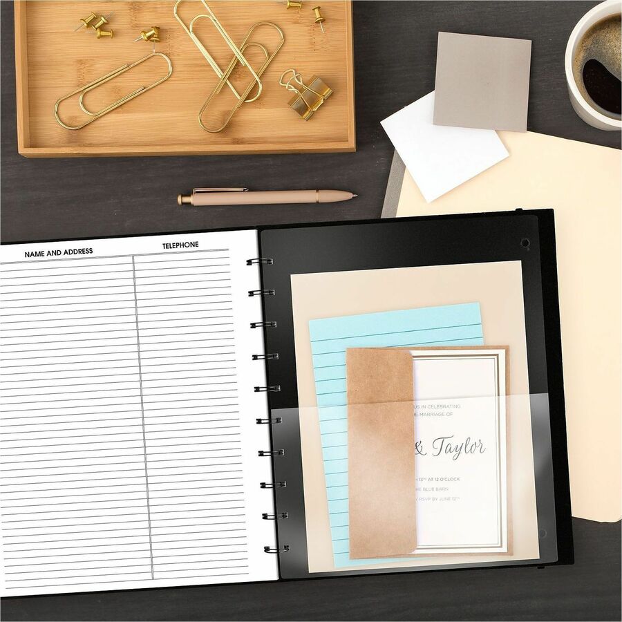 At-A-Glance Move-A-Page Weekly/Monthly Appointment Book - Julian Dates - Weekly, Monthly - 12 Month - January 2024 - January 2025 - 7:00 AM to 8:00 PM - Quarter-hourly, 7:00 AM to 5:45 PM - Quarter-hourly - 1 Week, 1 Month Double Page Layout - 8 3/4