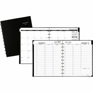 At-A-Glance Move-A-Page Weekly/Monthly Appointment Book - Julian Dates - Weekly, Monthly - 12 Month - January 2024 - January 2025 - 7:00 AM to 8:00 PM - Quarter-hourly, 7:00 AM to 5:45 PM - Quarter-hourly - 1 Week, 1 Month Double Page Layout - 8 3/4