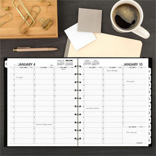 At-A-Glance Move-A-Page Weekly/Monthly Appointment Book - Julian Dates - Weekly, Monthly - 12 Month - January 2024 - January 2025 - 7:00 AM to 8:00 PM - Quarter-hourly, 7:00 AM to 5:45 PM - Quarter-hourly - 1 Week, 1 Month Double Page Layout - 8 3/4