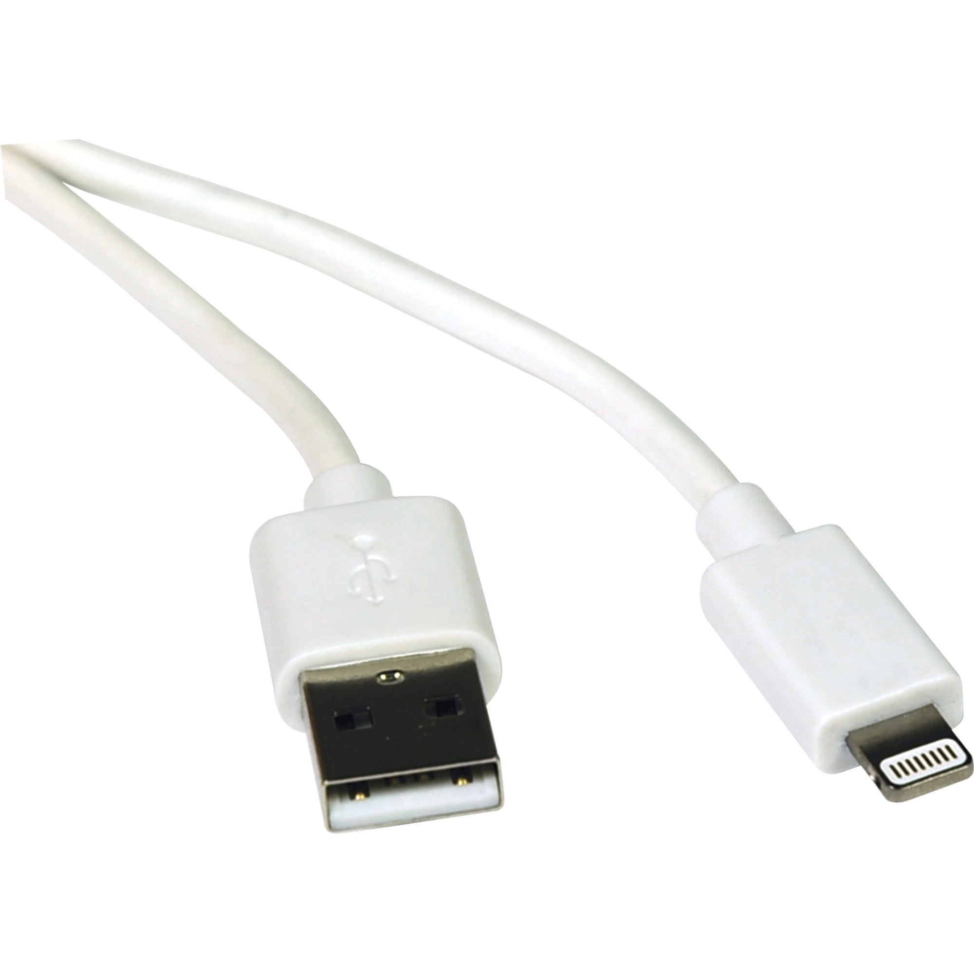 tripp-lite-by-eaton-usb-a-to-lightning-sync-charge-cable-m-m-mfi-certified-white-3-ft-09-m-lightning-usb-for-ipad-iphone-ipod-3-ft-1m-1-x-type-a-male-usb-1-x-lightning-male-proprietary-connector-white_trpm100003wh - 1