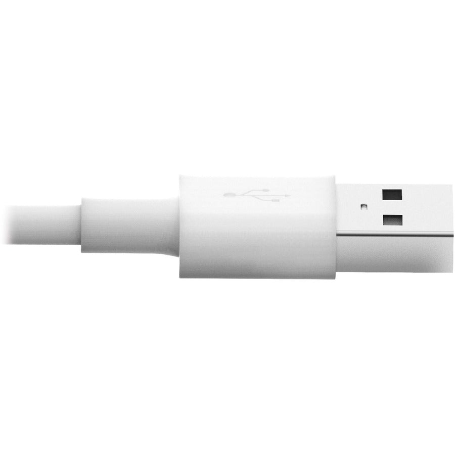 tripp-lite-by-eaton-usb-a-to-lightning-sync-charge-cable-m-m-mfi-certified-white-6-ft-18-m-lightning-usb-for-ipad-iphone-ipod-6-ft-2m-1-x-type-a-male-usb-1-x-lightning-male-proprietary-connector-white_trpm100006wh - 3