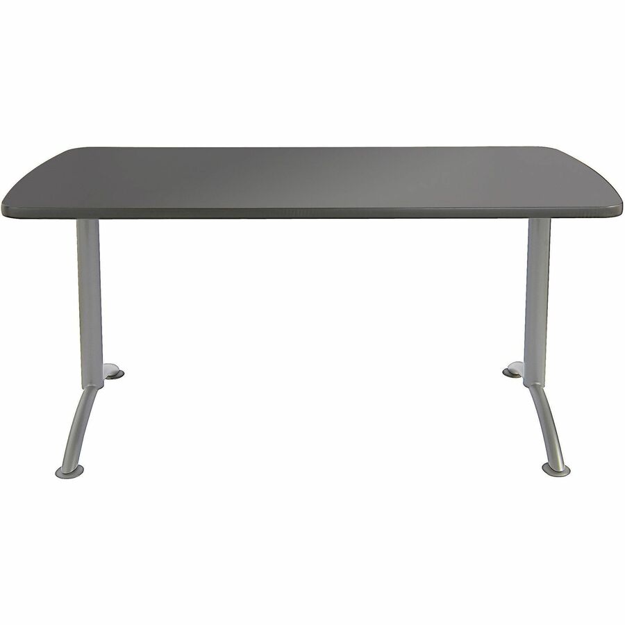 Iceberg Arc Fixed Height Table 36X72 Rectangular, Graphite - For - Table TopRectangle Top - 72" Table Top Length x 36" Table Top Width - Assembly Required - Graphite - 1 Each