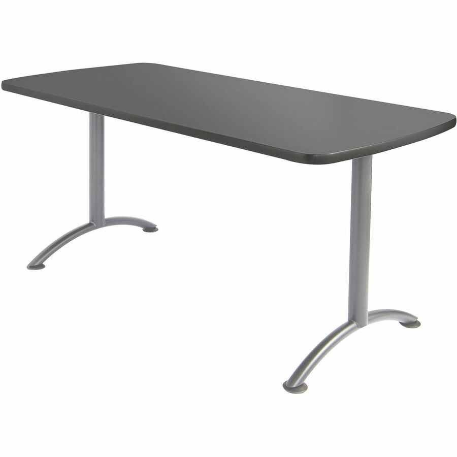 Iceberg Arc Fixed Height Table 36X72 Rectangular, Graphite - For - Table TopRectangle Top - 72" Table Top Length x 36" Table Top Width - Assembly Required - Graphite - 1 Each