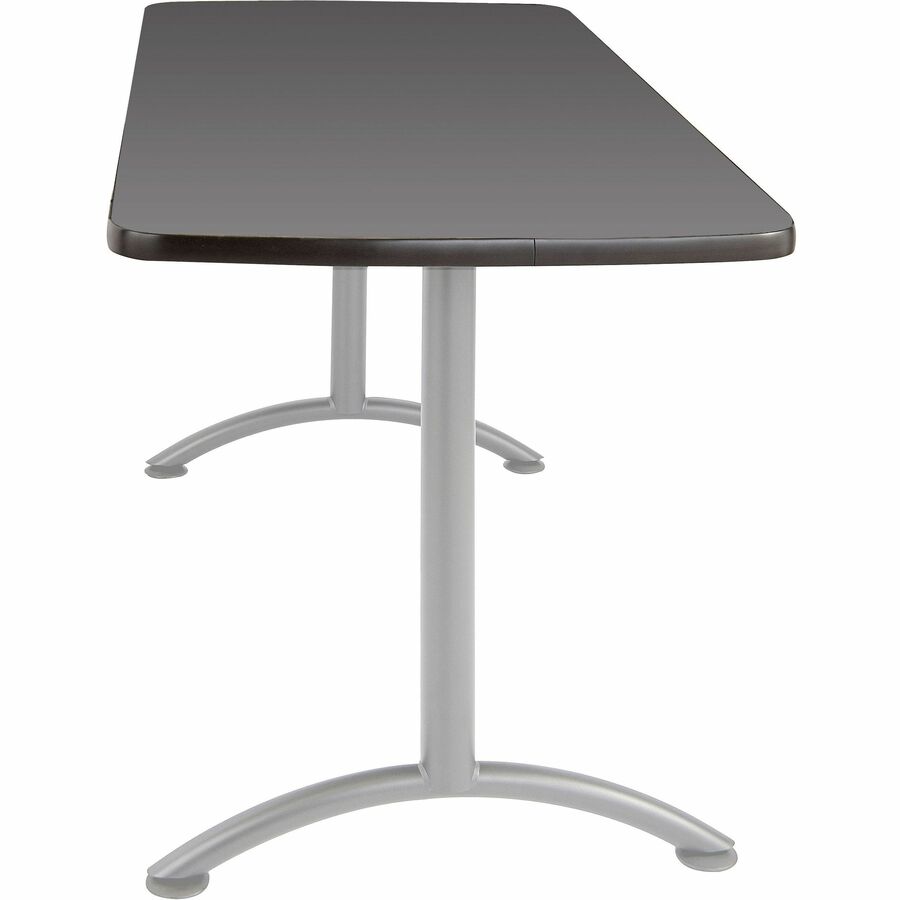 Iceberg Arc Fixed Height Table 36X72 Rectangular, Graphite - For - Table TopRectangle Top - 72" Table Top Length x 36" Table Top Width - Assembly Required - Graphite - 1 Each