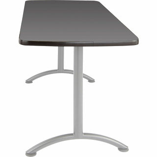 Iceberg Arc Fixed Height Table 36X72 Rectangular, Graphite - For - Table TopRectangle Top - 72" Table Top Length x 36" Table Top Width - Assembly Required - Graphite - 1 Each