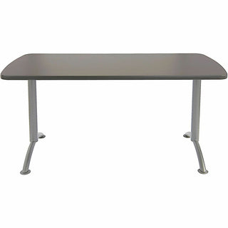 Iceberg Utility Table - For - Table TopRectangle Top - 60" Table Top Length x 30" Table Top Width - Assembly Required - Graphite - 1 Each