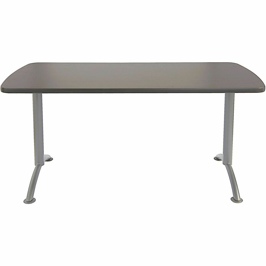 Iceberg Utility Table - For - Table TopRectangle Top - 60" Table Top Length x 30" Table Top Width - Assembly Required - Graphite - 1 Each