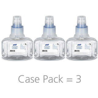 PURELL Hand Sanitizer Foam Refill - 23.7 fl oz (700 mL) - Hands-free Dispenser - Kill Germs - Hand, Skin - Clear - Eco-friendly - 3 / Carton