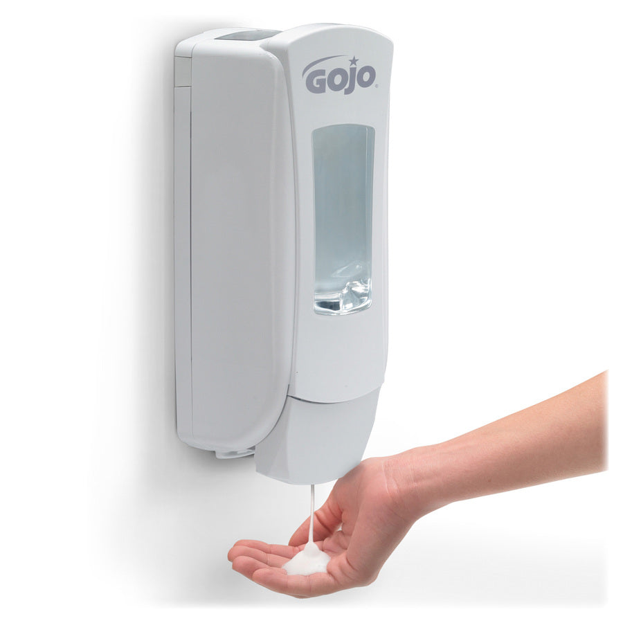 gojo-adx-12-clear-mild-handwash-refill-423-fl-oz-1250-ml-push-pump-dispenser-hand-skin-moisturizing-clear-dye-free-fragrance-free-rich-lather-bio-based-3-carton_goj881103ct - 3