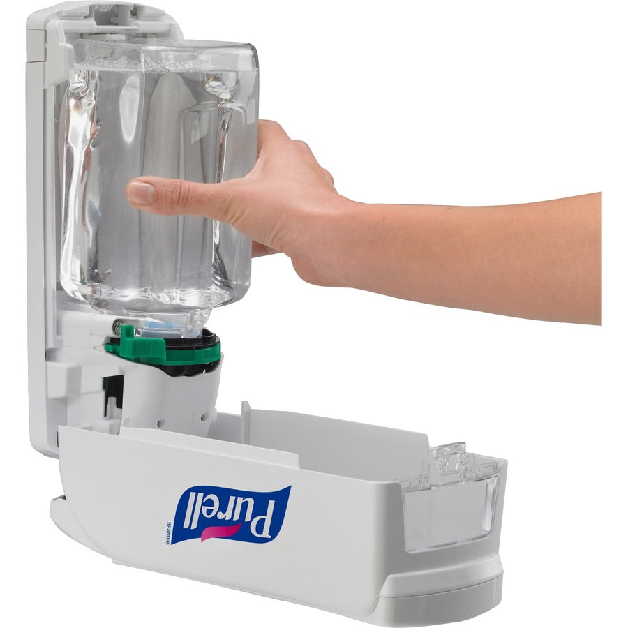 PURELL ADX-12 Dispenser - Manual - 1.27 quart Capacity - White - 6 / Carton - 