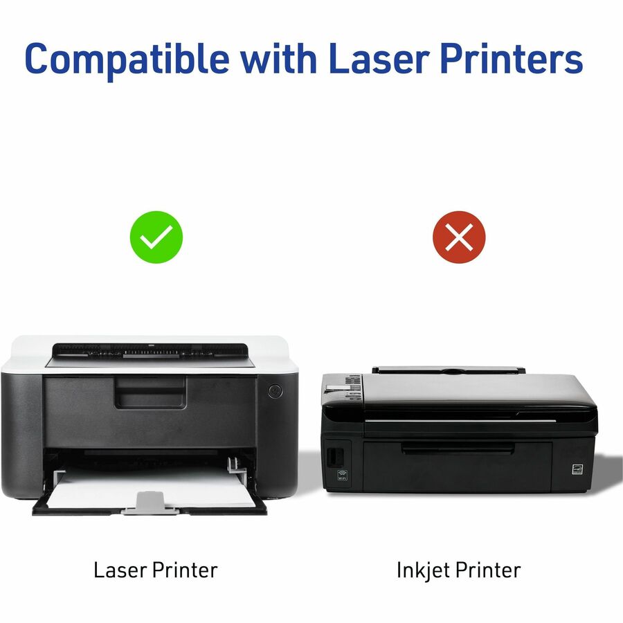 Shipping Labels w/ TrueBlock Technology, Laser Printers, 5.5 x 8.5, White, 2/Sheet, 250 Sheets/Box