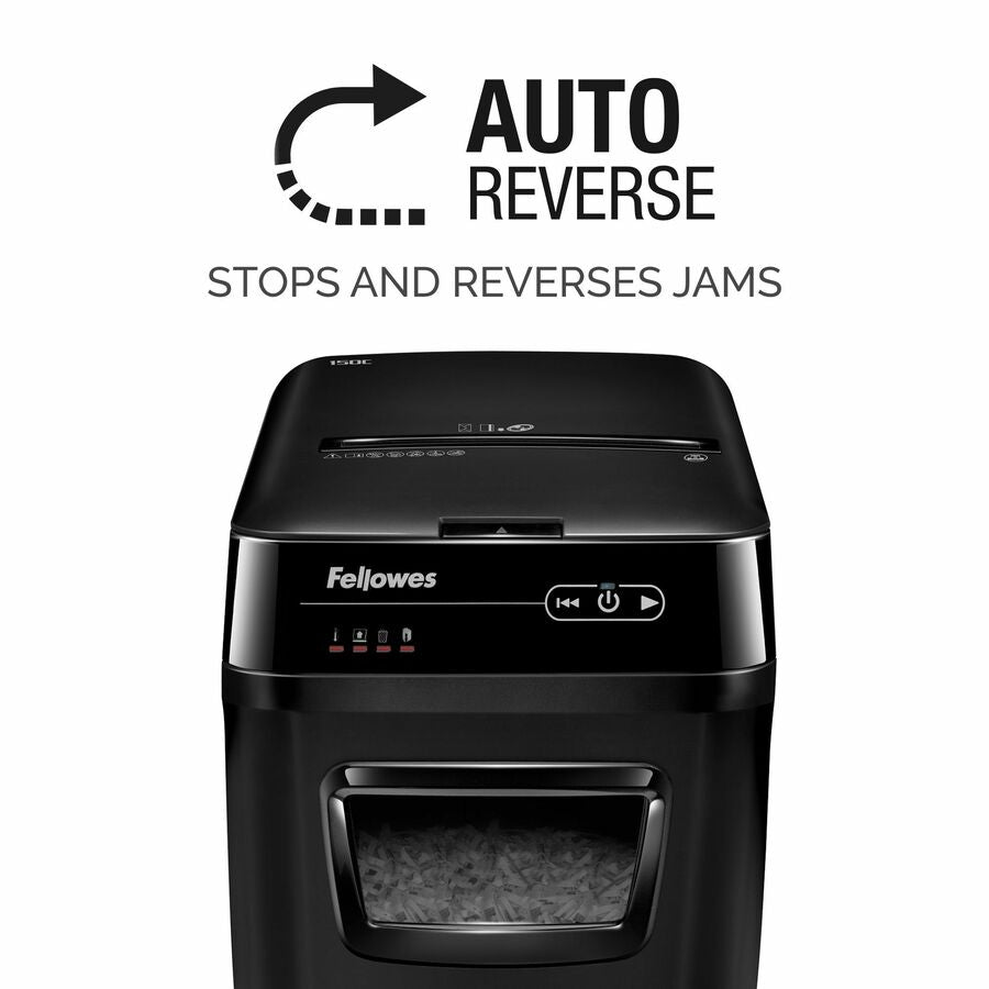AutoMax 150C Auto Feed Cross-Cut Shredder, 150 Auto/8 Manual Sheet Capacity