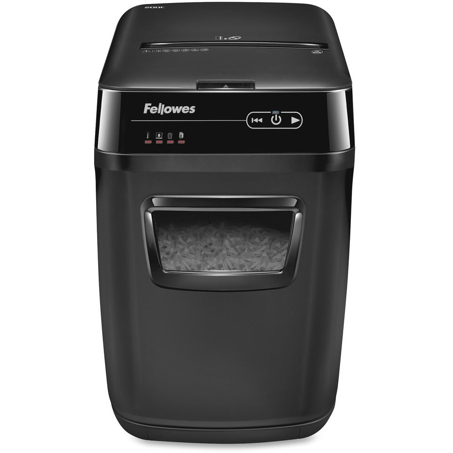 AutoMax 200C Auto Feed Cross-Cut Shredder, 200 Auto/10 Manual Sheet Capacity