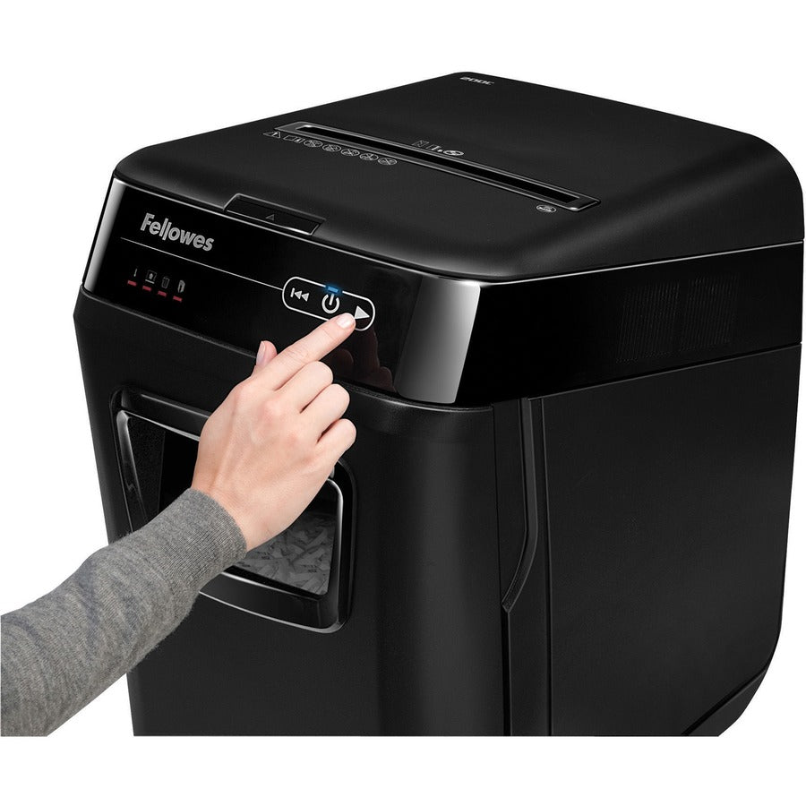 AutoMax 200C Auto Feed Cross-Cut Shredder, 200 Auto/10 Manual Sheet Capacity