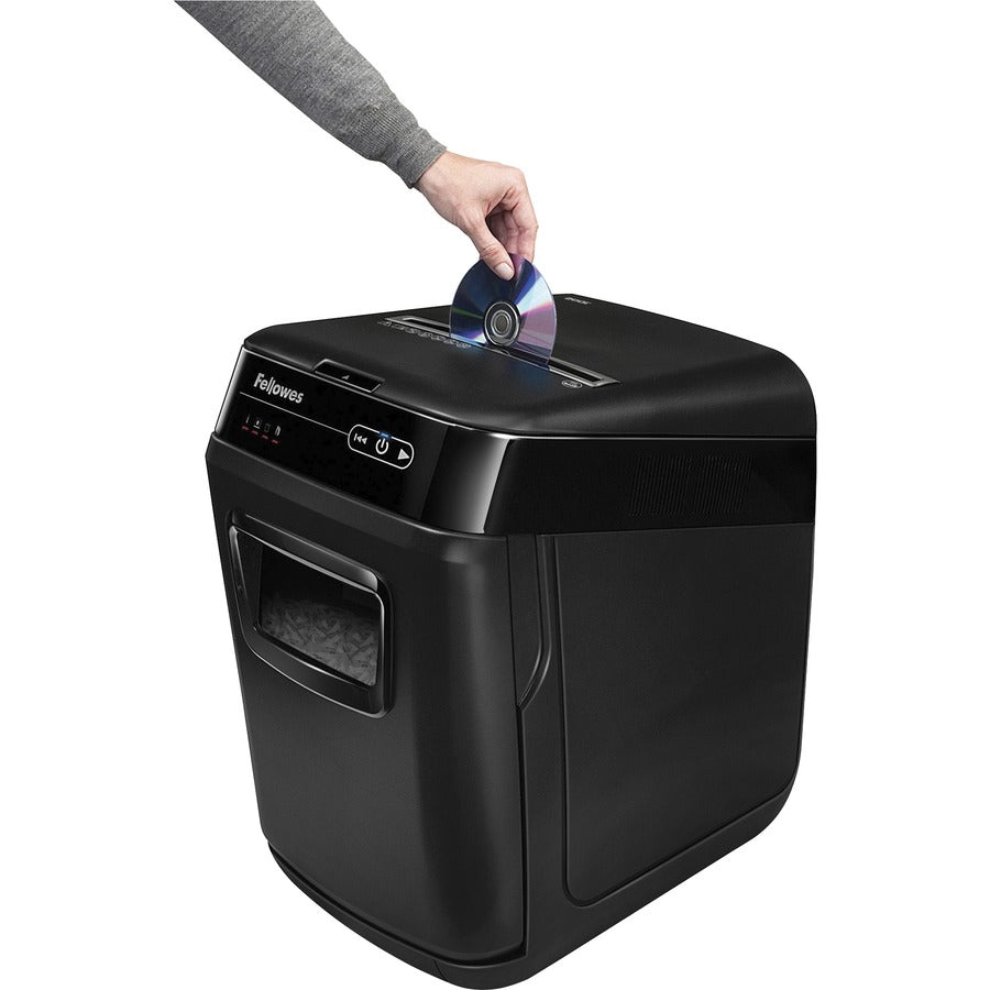AutoMax 200C Auto Feed Cross-Cut Shredder, 200 Auto/10 Manual Sheet Capacity