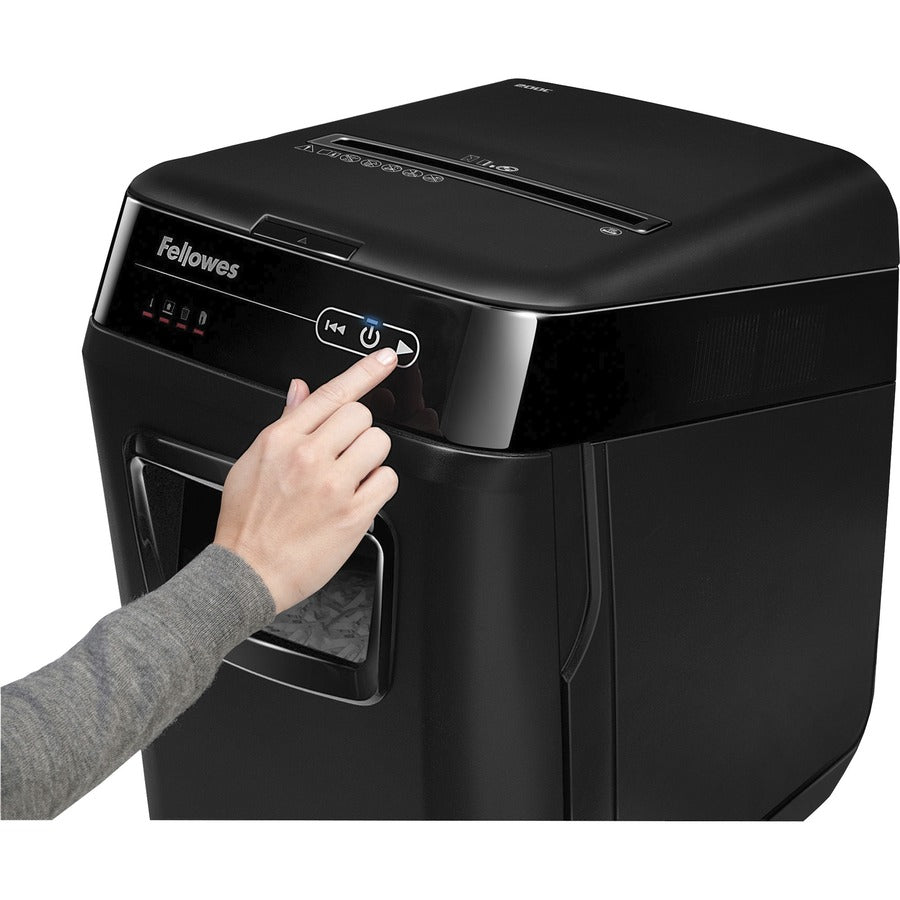 AutoMax 200C Auto Feed Cross-Cut Shredder, 200 Auto/10 Manual Sheet Capacity