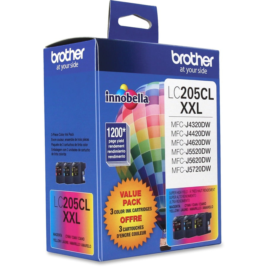 LC2053PKS Innobella Super High-Yield Ink, 1,200 Page-Yield, Cyan/Magenta/Yellow