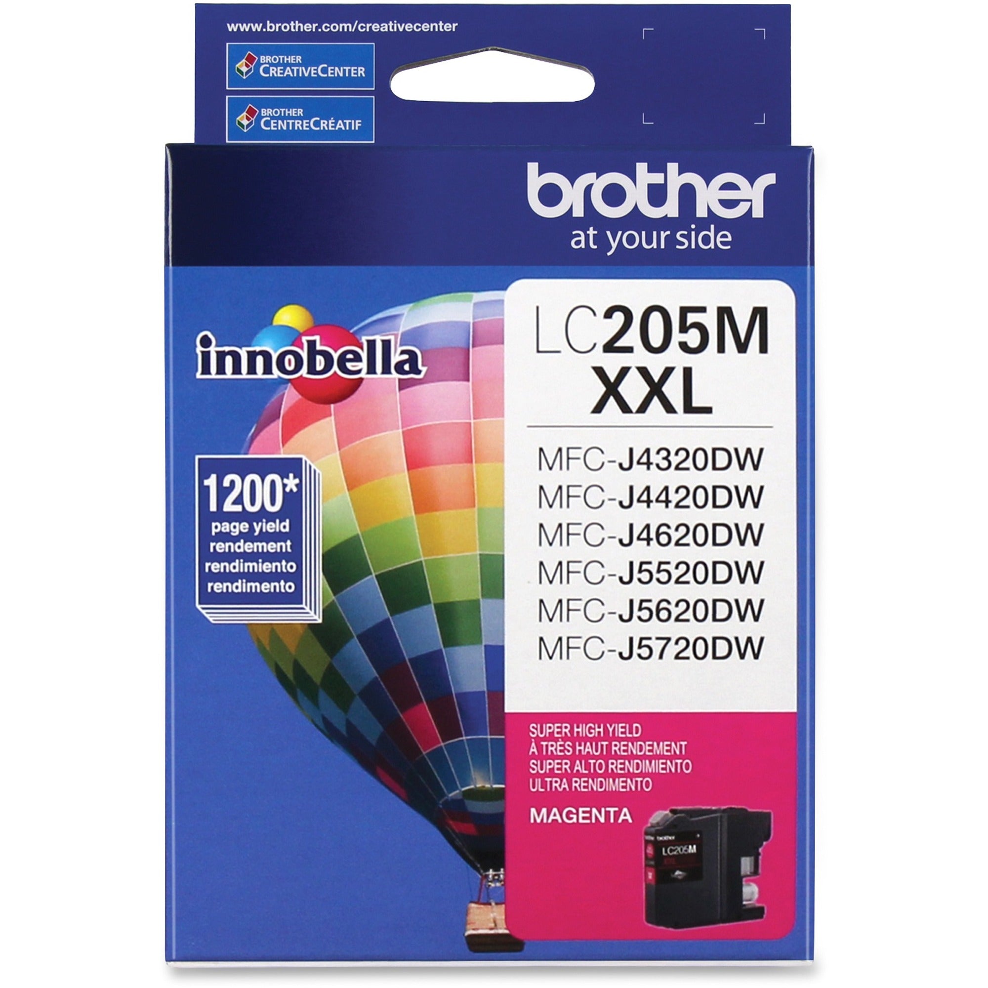 LC205M Innobella Super High-Yield Ink, 1,200 Page-Yield, Magenta