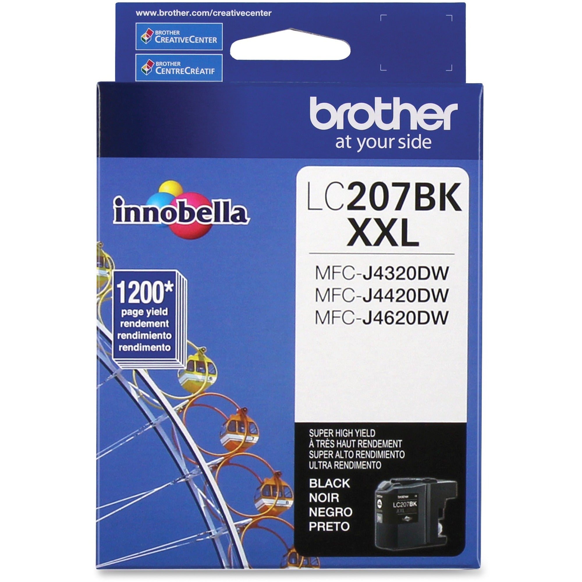 LC207BK Innobella Super High-Yield Ink, 1,200 Page-Yield, Black