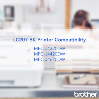 LC207BK Innobella Super High-Yield Ink, 1,200 Page-Yield, Black