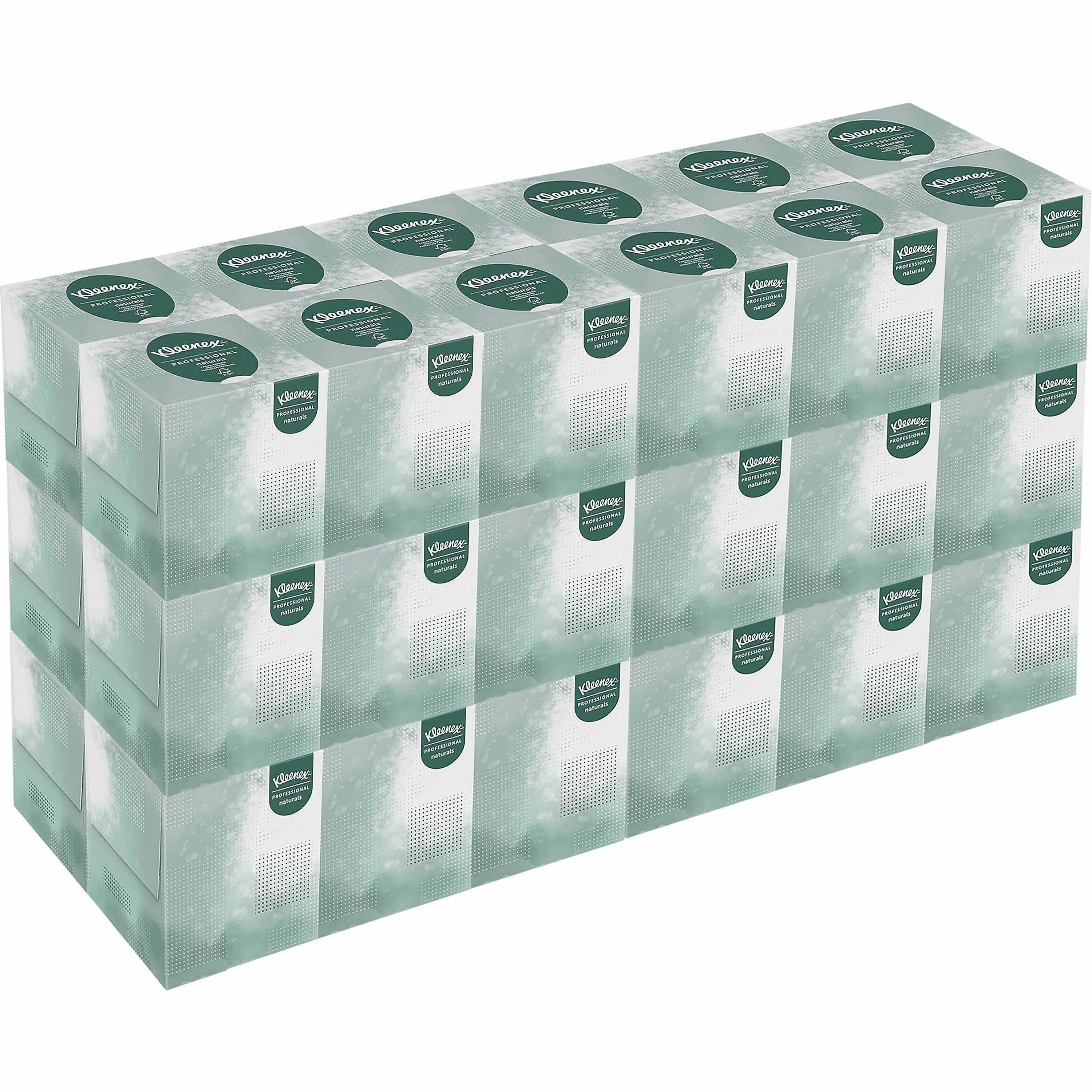kleenex-professional-naturals-facial-tissue-cube-for-business-830-x-780-white-fiber-soft-for-restroom-90-per-box-36-carton_kcc21272ct - 1