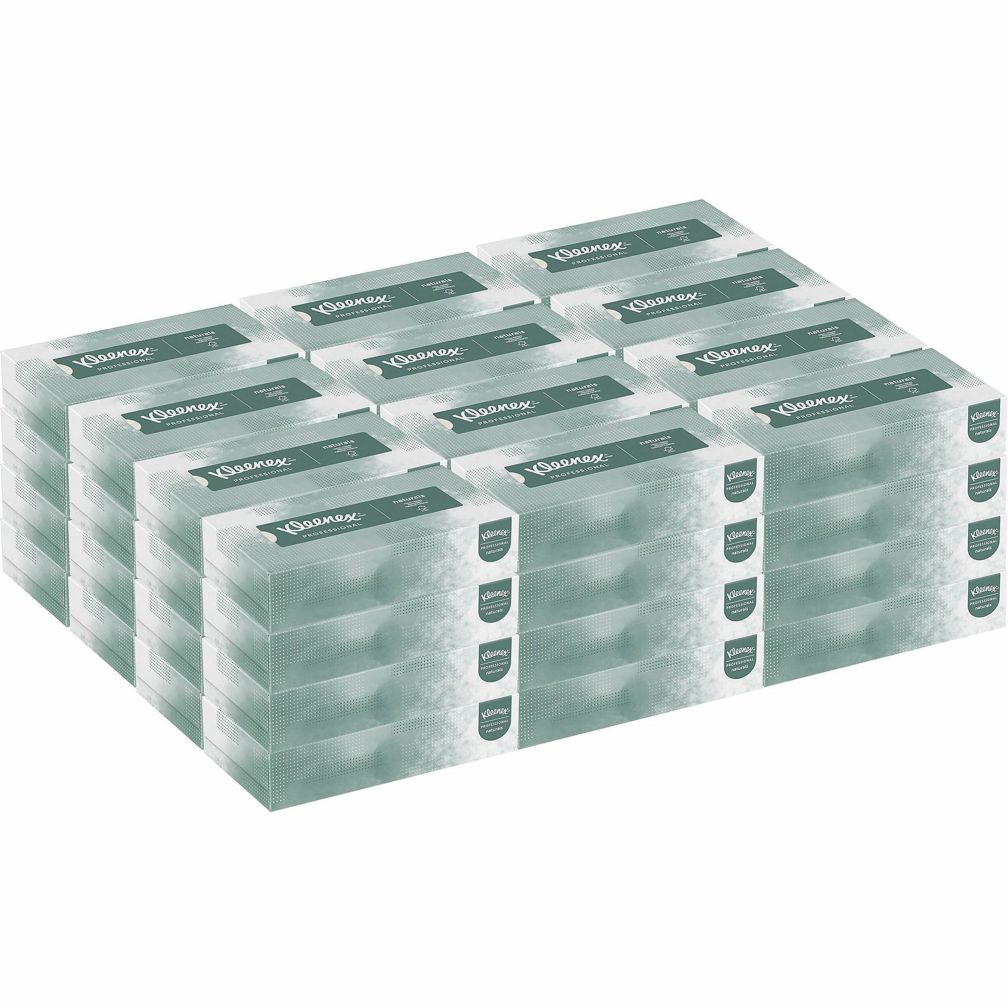 kleenex-professional-naturals-facial-tissue-for-business-830-x-780-white-fiber-fiber-soft-for-office-restroom-125-per-box-48-carton_kcc21601ct - 1