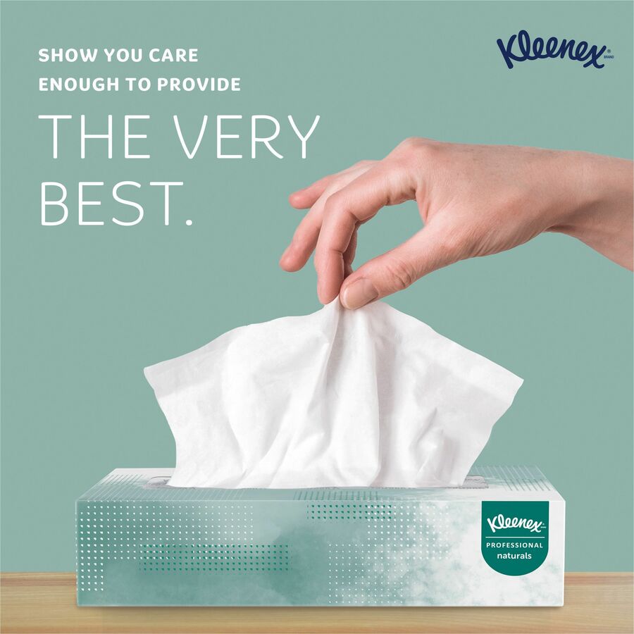 kleenex-professional-naturals-facial-tissue-for-business-830-x-780-white-fiber-fiber-soft-for-office-restroom-125-per-box-48-carton_kcc21601ct - 6