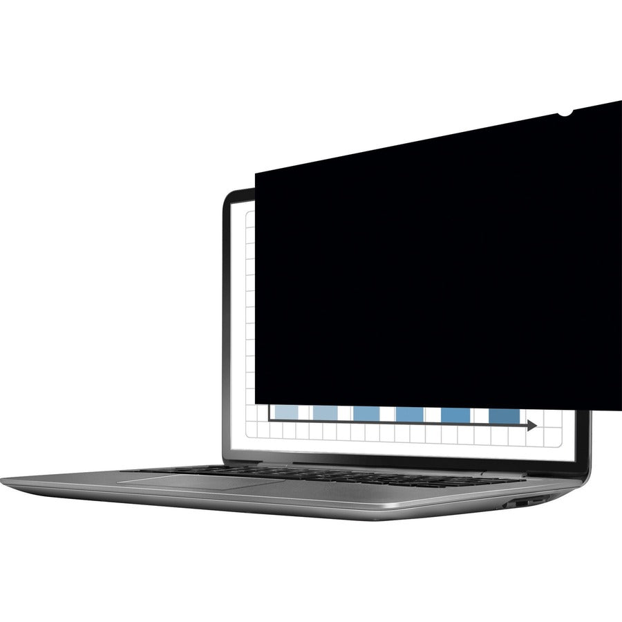 Fellowes PrivaScreen Blackout Privacy Filter - 14.0" Wide - For 14" Widescreen LCD Notebook - 16:9 - Fingerprint Resistant, Scratch Resistant - Polyethylene - 1 Pack - TAA Compliant