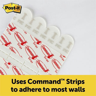 Post-it Self-Stick Wall Pads - 20 Sheets - Plain - Stapled - 18.50 lb Basis Weight - 20" x 23" - White Paper - Self-adhesive, Repositionable, Bleed Resistant, Cardboard Back - 4 / Carton