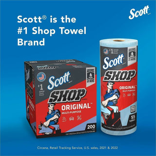 Scott Shop Roll Towels, Sold as 1 Carton, 12 Roll per Carton