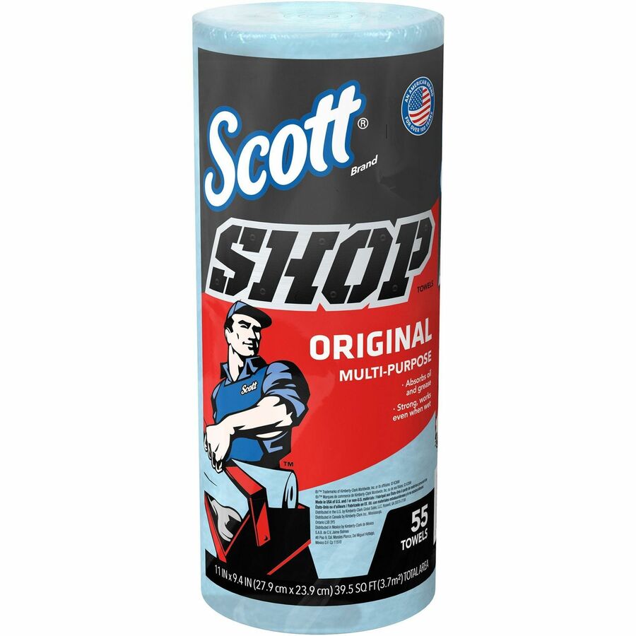 Scott Shop Roll Towels, Sold as 1 Carton, 12 Roll per Carton - 7