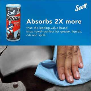 Scott Shop Roll Towels, Sold as 1 Carton, 12 Roll per Carton